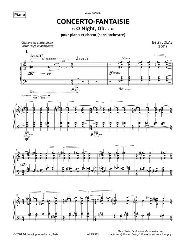 Jolas: Concerto-Fantasie