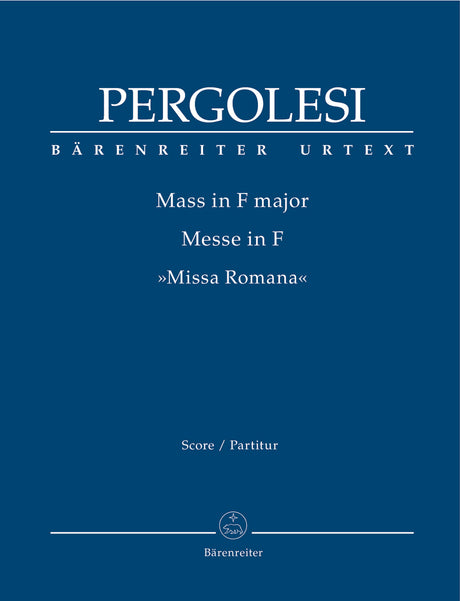 Pergolesi: Mass in F Major ("Missa Romana")