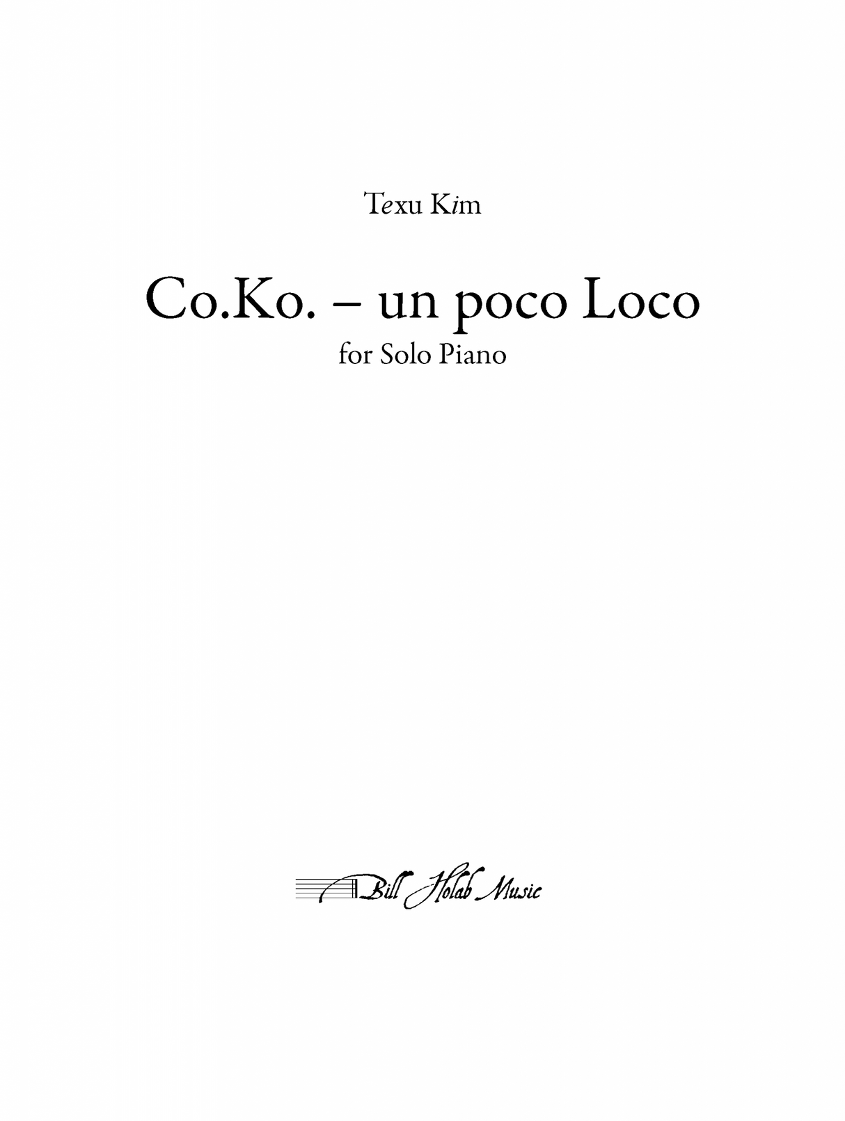 T. Kim: Co.Ko. – un poco Loco