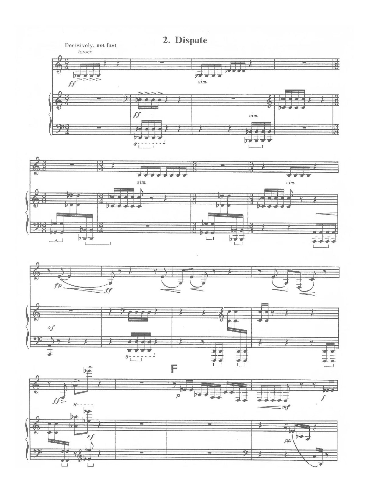 La Montaine: Conversations, Op. 42 (violin and piano)