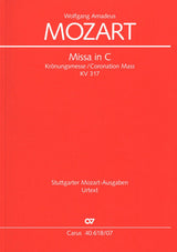 Mozart: Missa in C Major, K. 317 ("Coronation Mass")