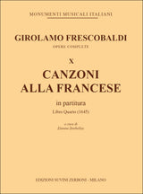 Frescobaldi: Canzoni alla francese in partitura
