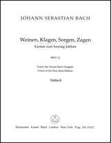 Bach: Weinen, Klagen, Sorgen, Zagen, BWV 12