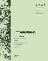 Rachmaninoff: Vocalise, Op. 34, No. 14 (arr. for soprano & orchestra)