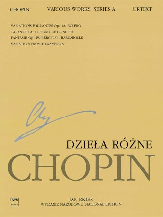 Chopin: Various Works for Piano - Series A