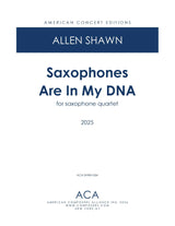 Shawn: Saxophones Are in My DNA