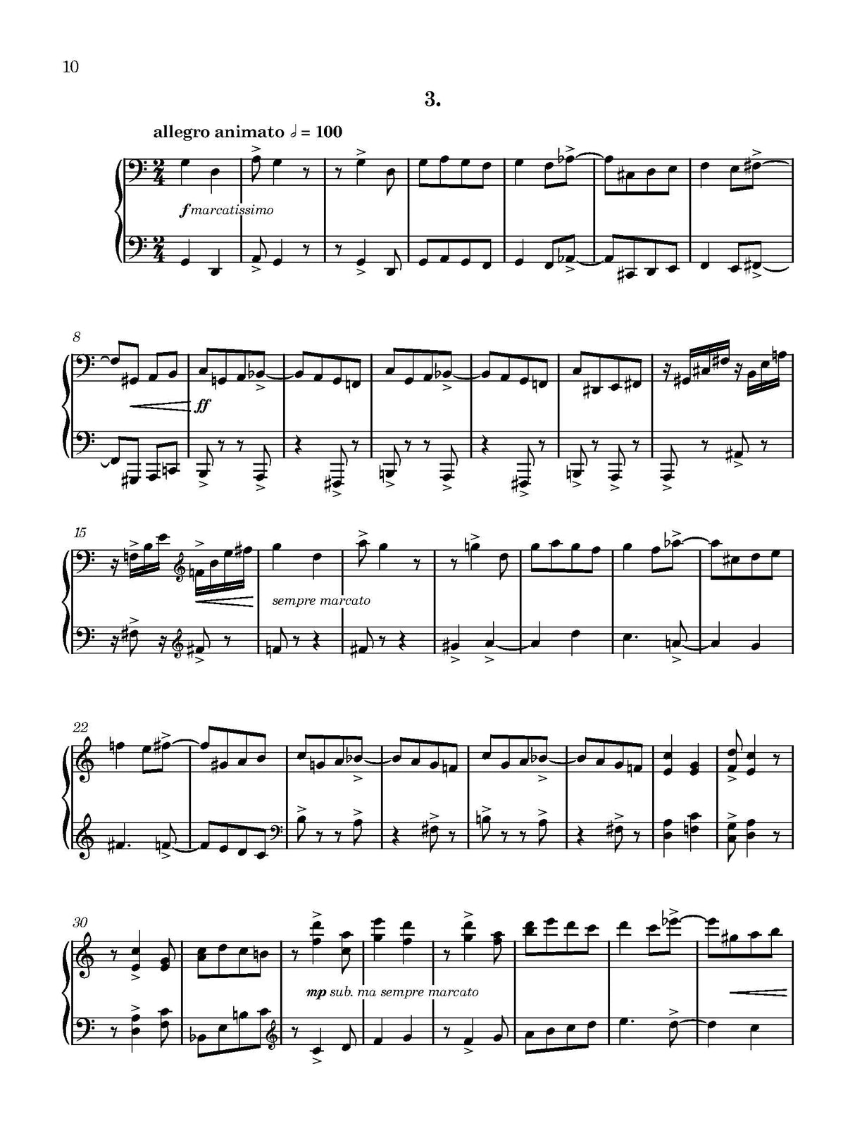 R. Stern: Piano Sonata