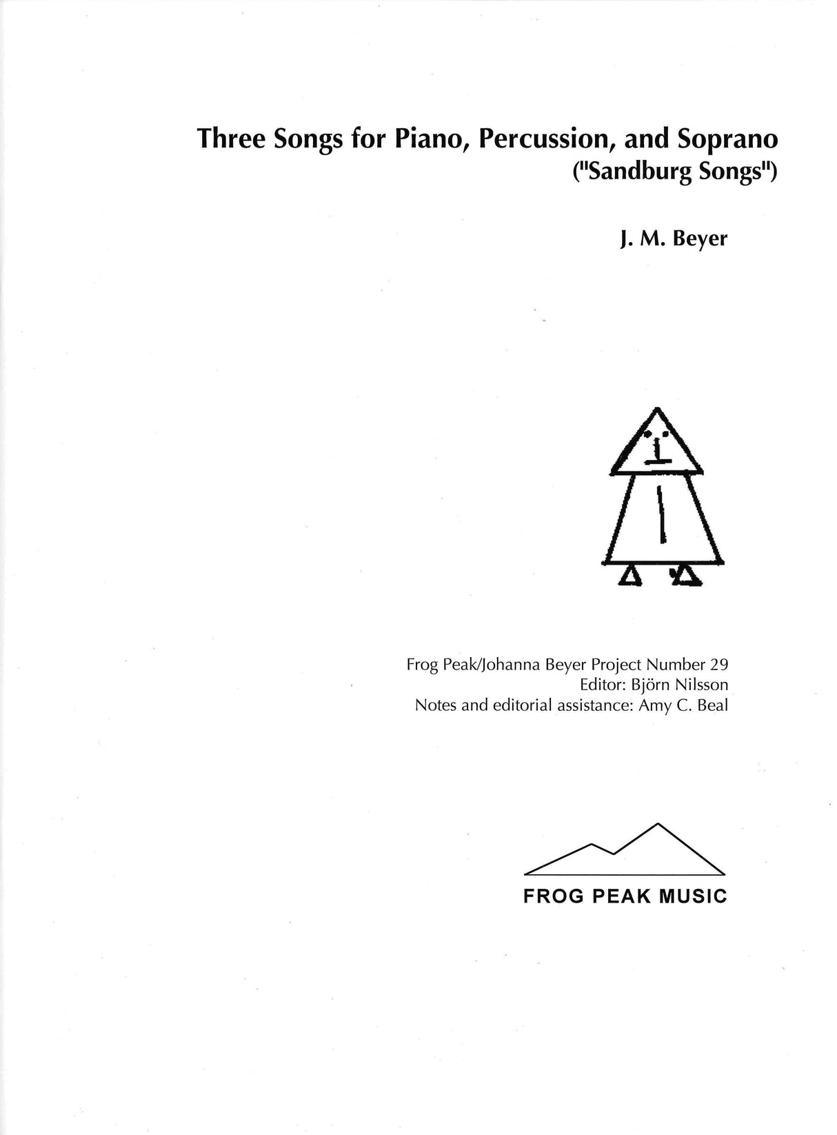 J.M. Beyer: 3 Sandburg Songs