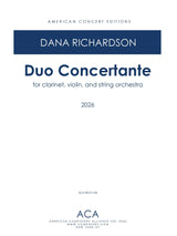 D. Richardson: Duo Concertante