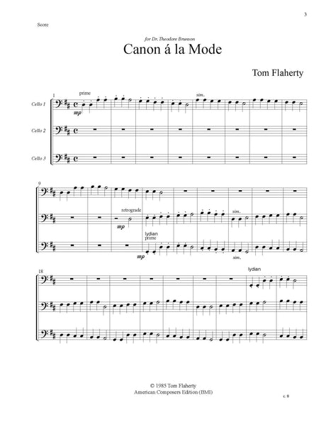 Flaherty: Canon á la Mode