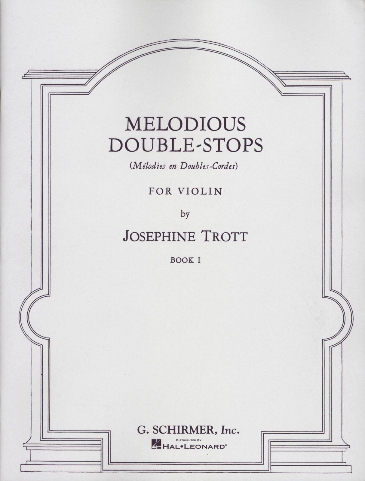 Trott: Melodious Double-Stops for the Violin