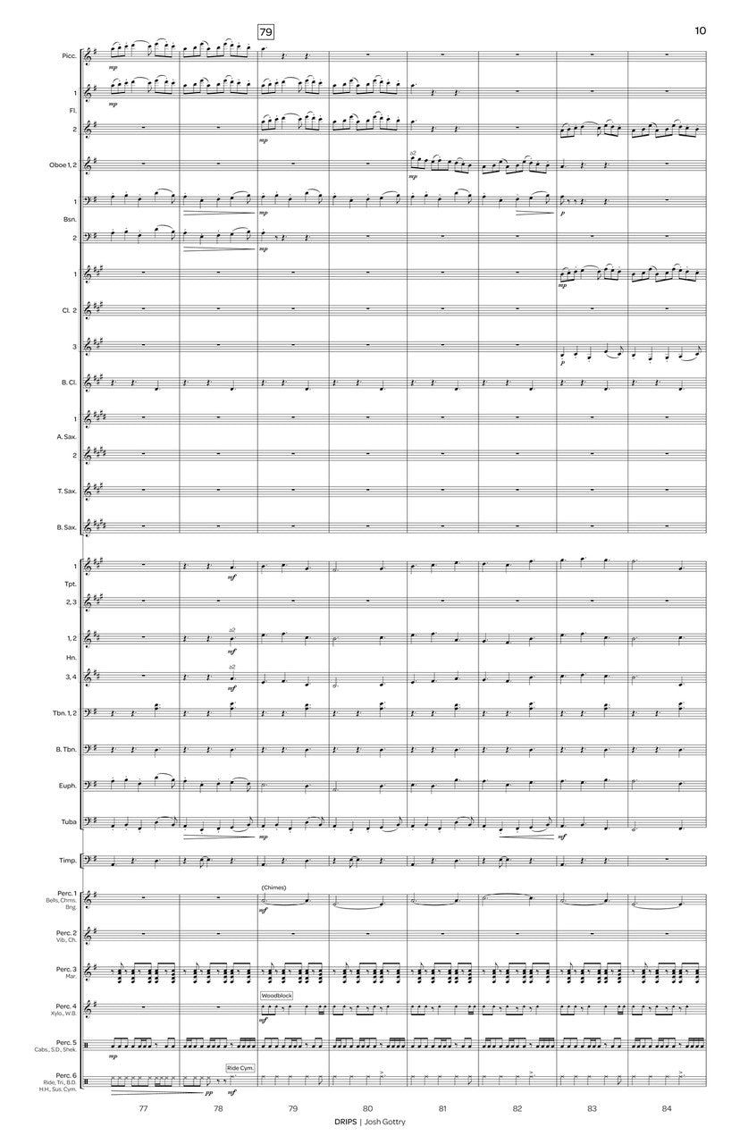 Gottry: Drips (Version for Wind Ensemble)