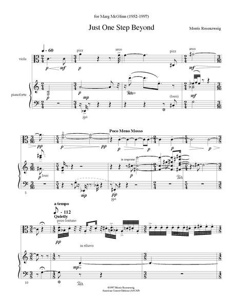 Rosenzweig: Just One Step Beyond