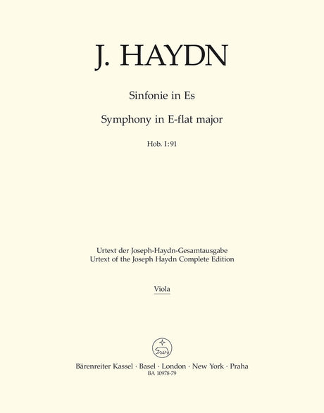 Haydn: Symphony in E-flat Major, Hob. I:91