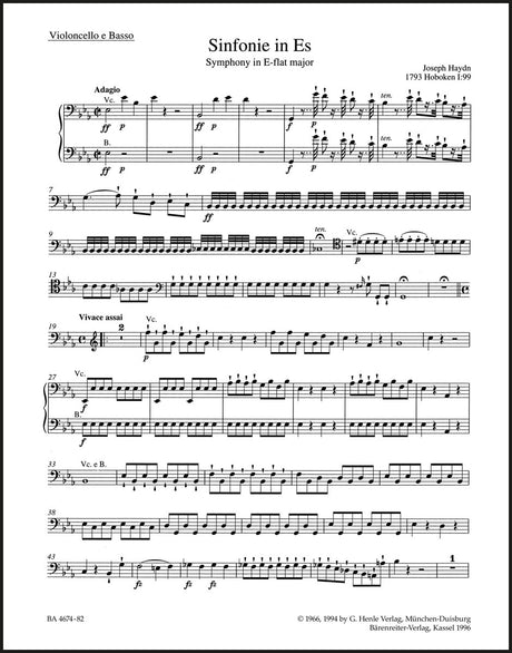 Haydn: London Symphony No. 7 in E-flat Major, Hob.I:99