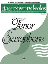 Classic Festival Solos - Tenor Saxophone - Volume 2