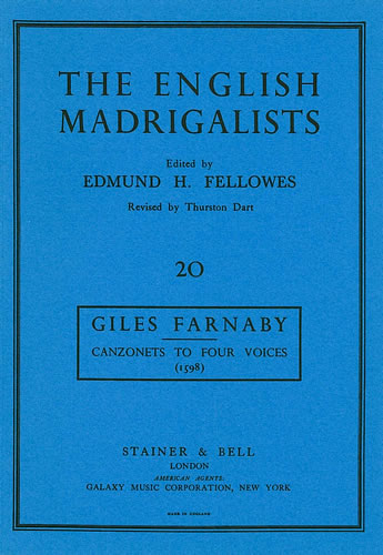 Farnaby: Canzonets to Four Voices (1598)