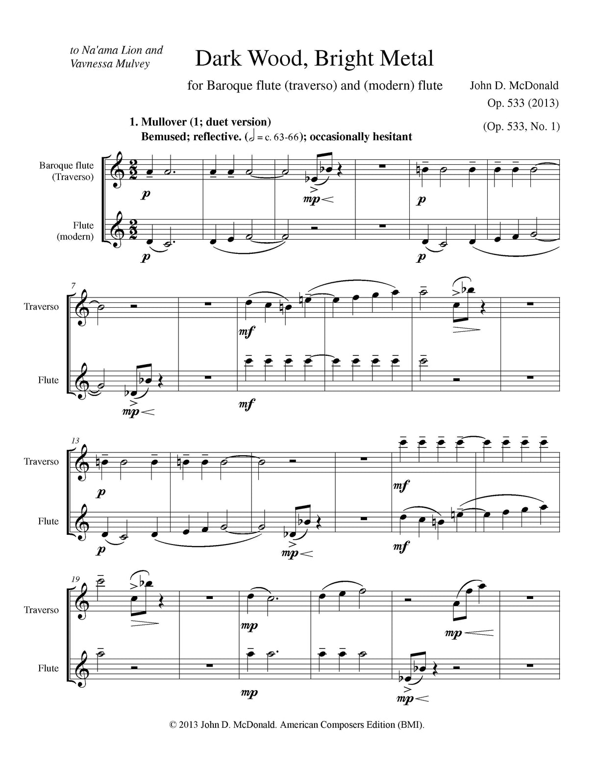 McDonald: Dark Wood, Bright Metal