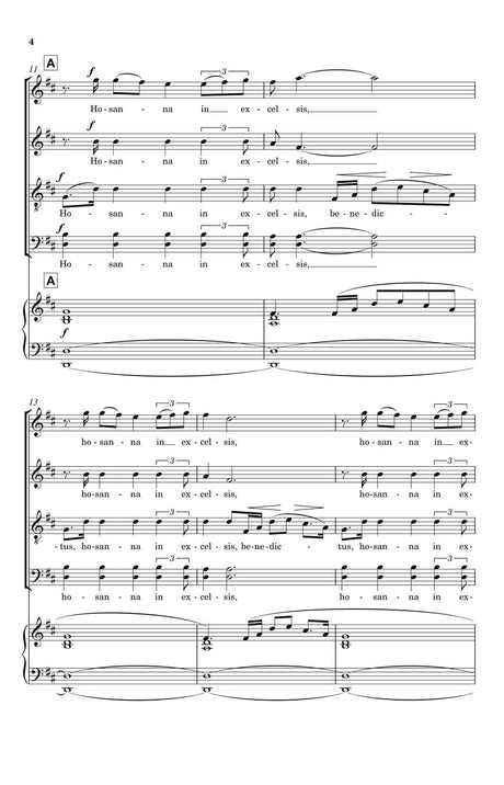 Jenkins: Benedictus from The Armed Man (arr. for SATBB choir)