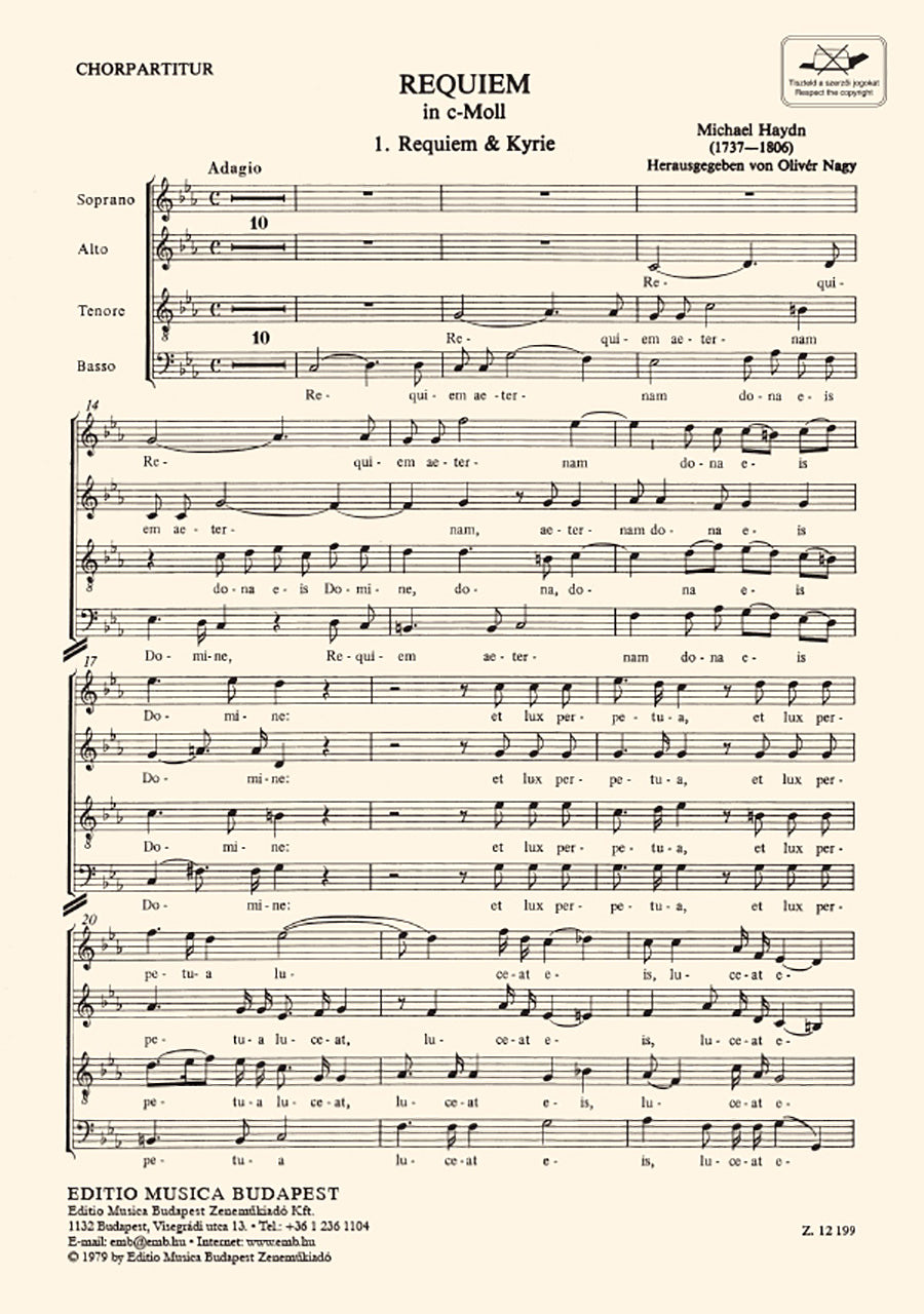 M. Haydn: Requiem in C Minor