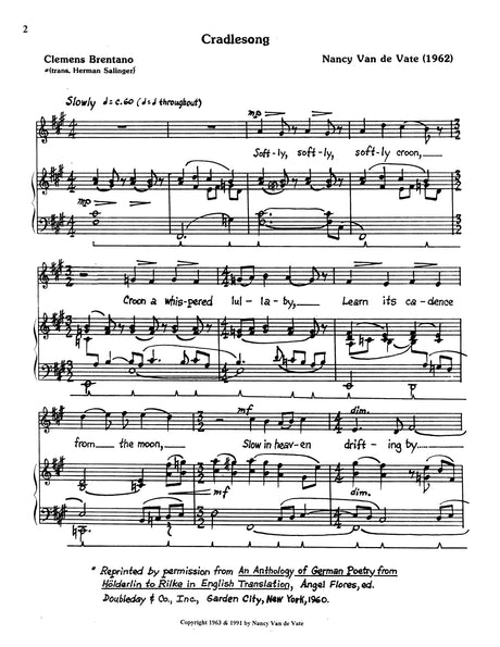 Van de Vate: Cradlesong