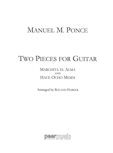 Ponce: Two Pieces for Guitar