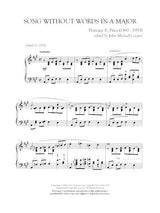 Price: Song Without Words in A Major