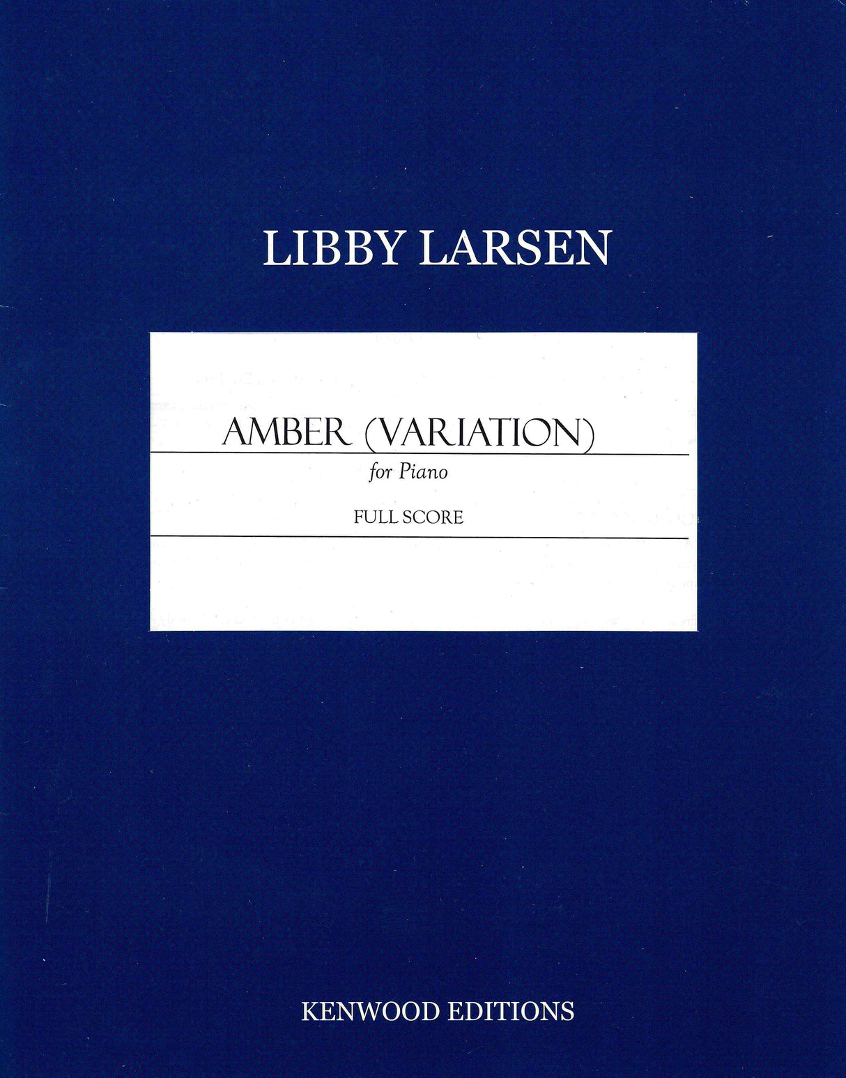 Larsen: Amber (Variation)
