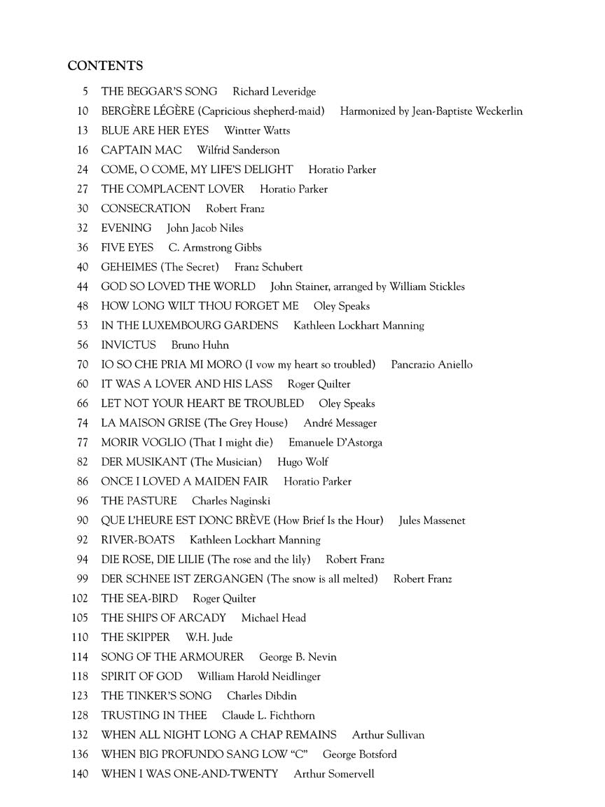The First Book of Baritone/Bass Solos – Part 3
