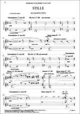 Colombo Taccani: Stille