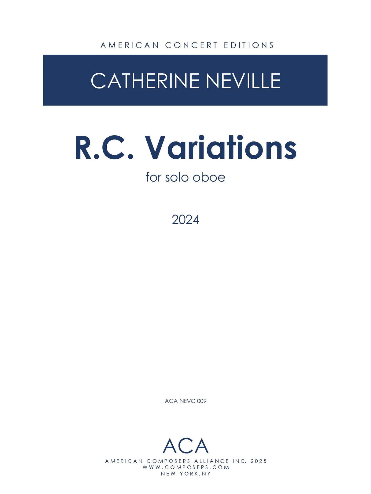 Neville: R.C. Variations