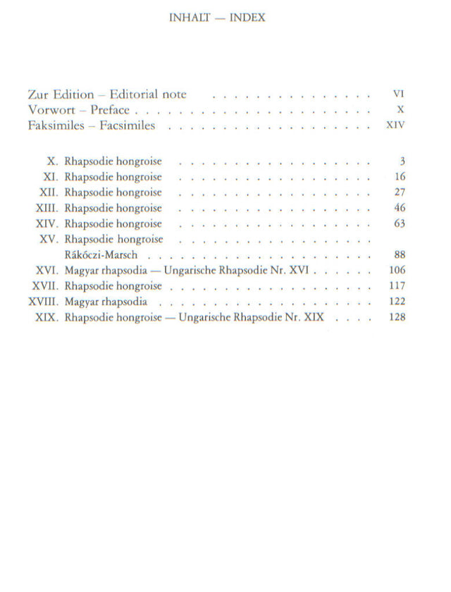 Liszt: Hungarian Rhapsodies II (Nos. X-XIX) – Ficks Music