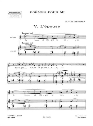 Messiaen: Poèmes pour Mi - Volume 2