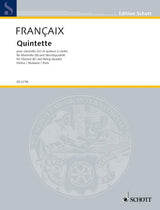Françaix: Quintet for Clarinet & String Quartet