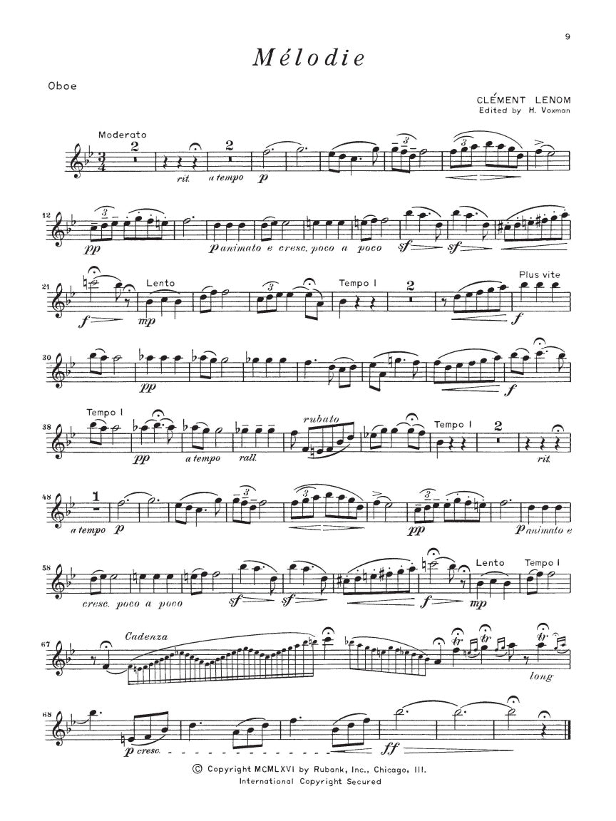 Concert and Contest Collection - Oboe
