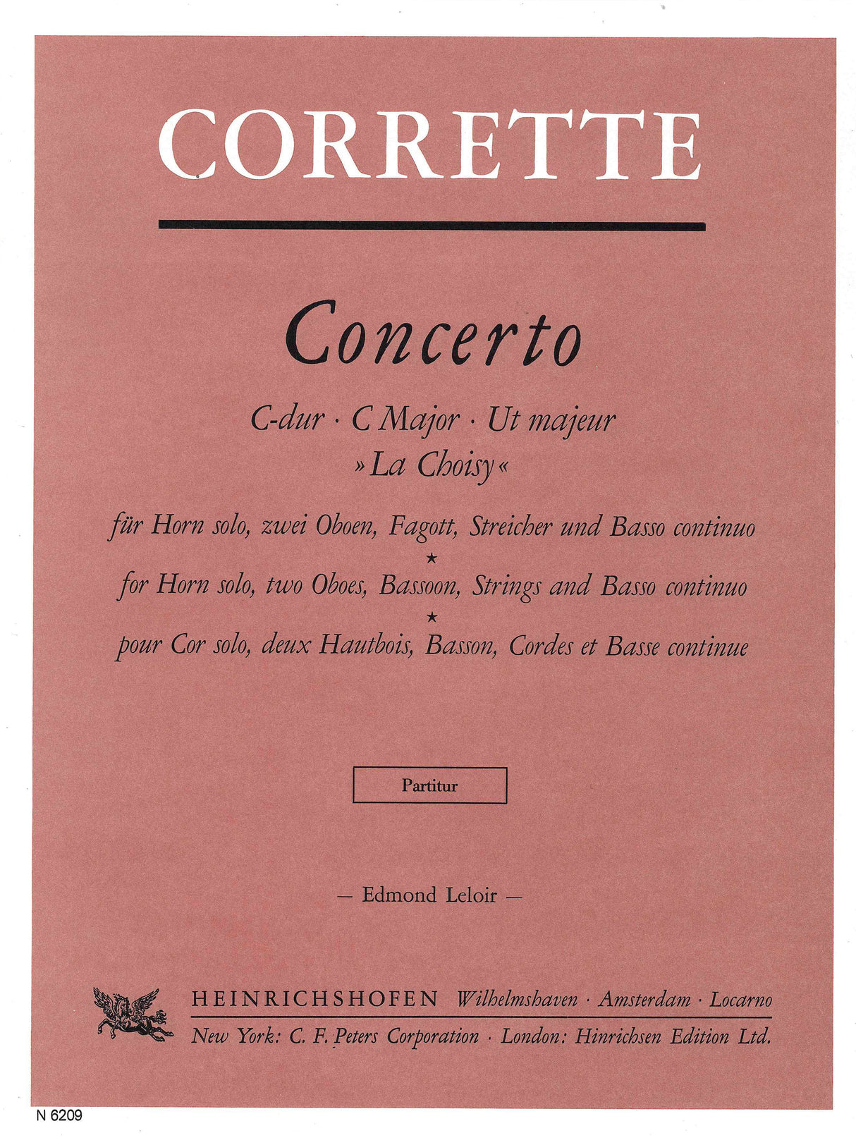 Corrette: Horn Concerto in C Major - "La Choisy"