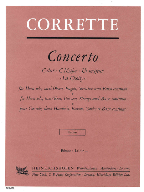 Corrette: Horn Concerto in C Major - "La Choisy"