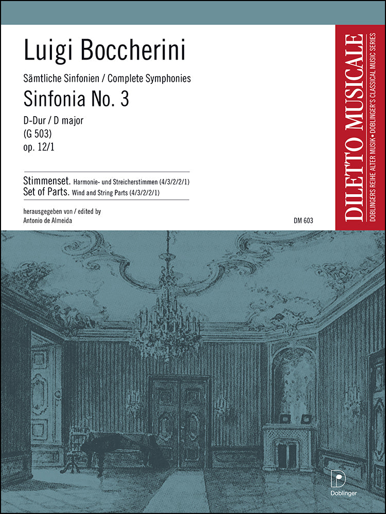 Boccherini: Sinfonia No. 3 in D Major, G 503, Op. 12, No. 1