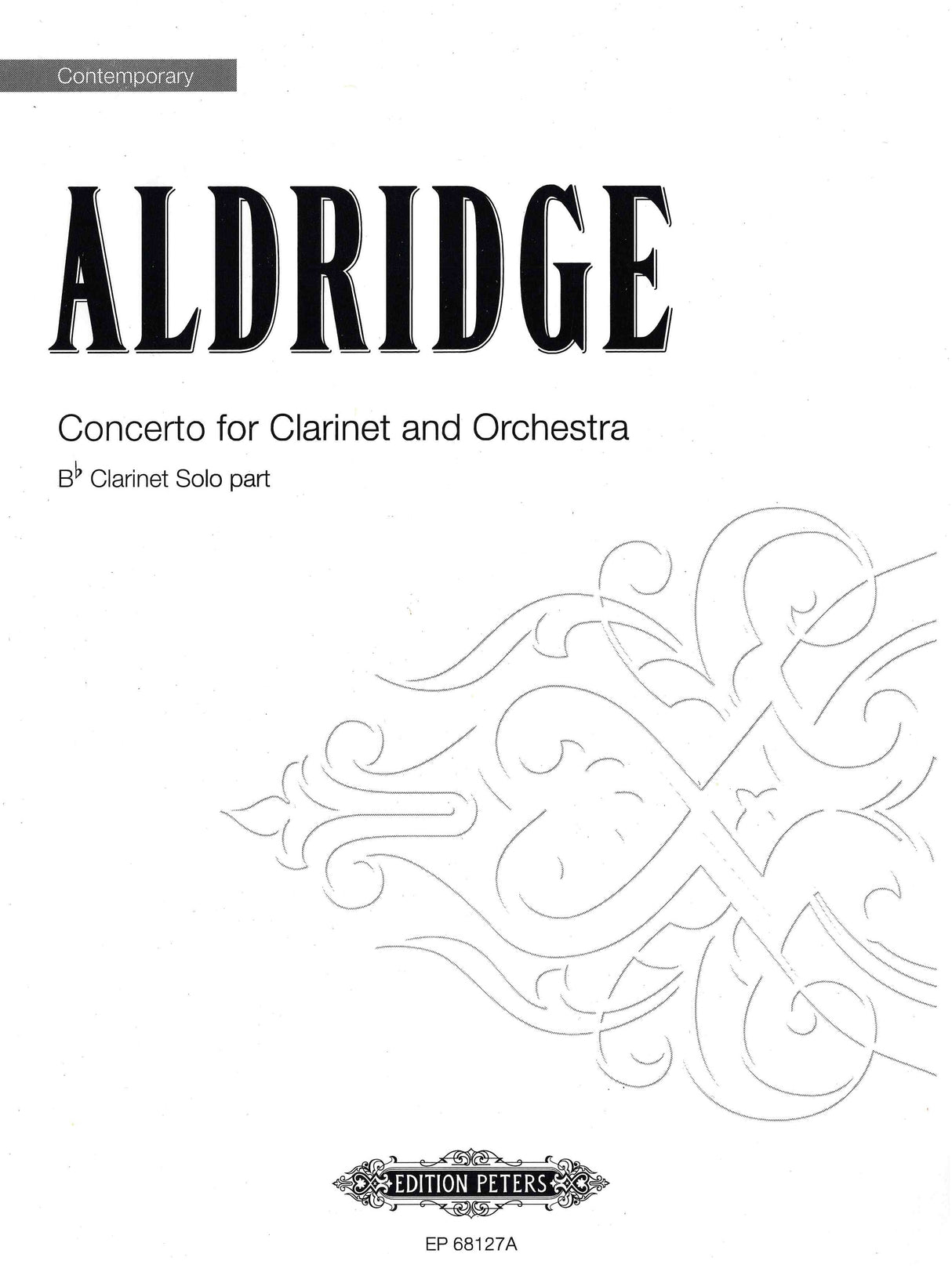 Aldridge: Clarinet Concerto (Clarinet Solo Part)