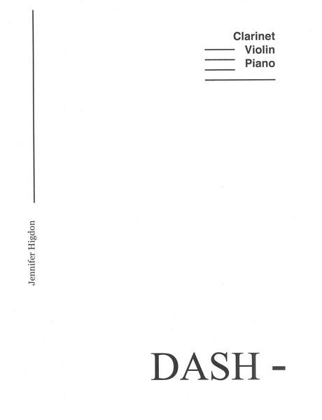 Higdon: Dash (Version for Clarinet, Violin, & Piano)