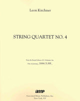 Kirchner: String Quartet No. 4