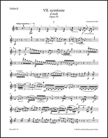 Dvořák: Symphony No. 7 in D Minor, Op. 70