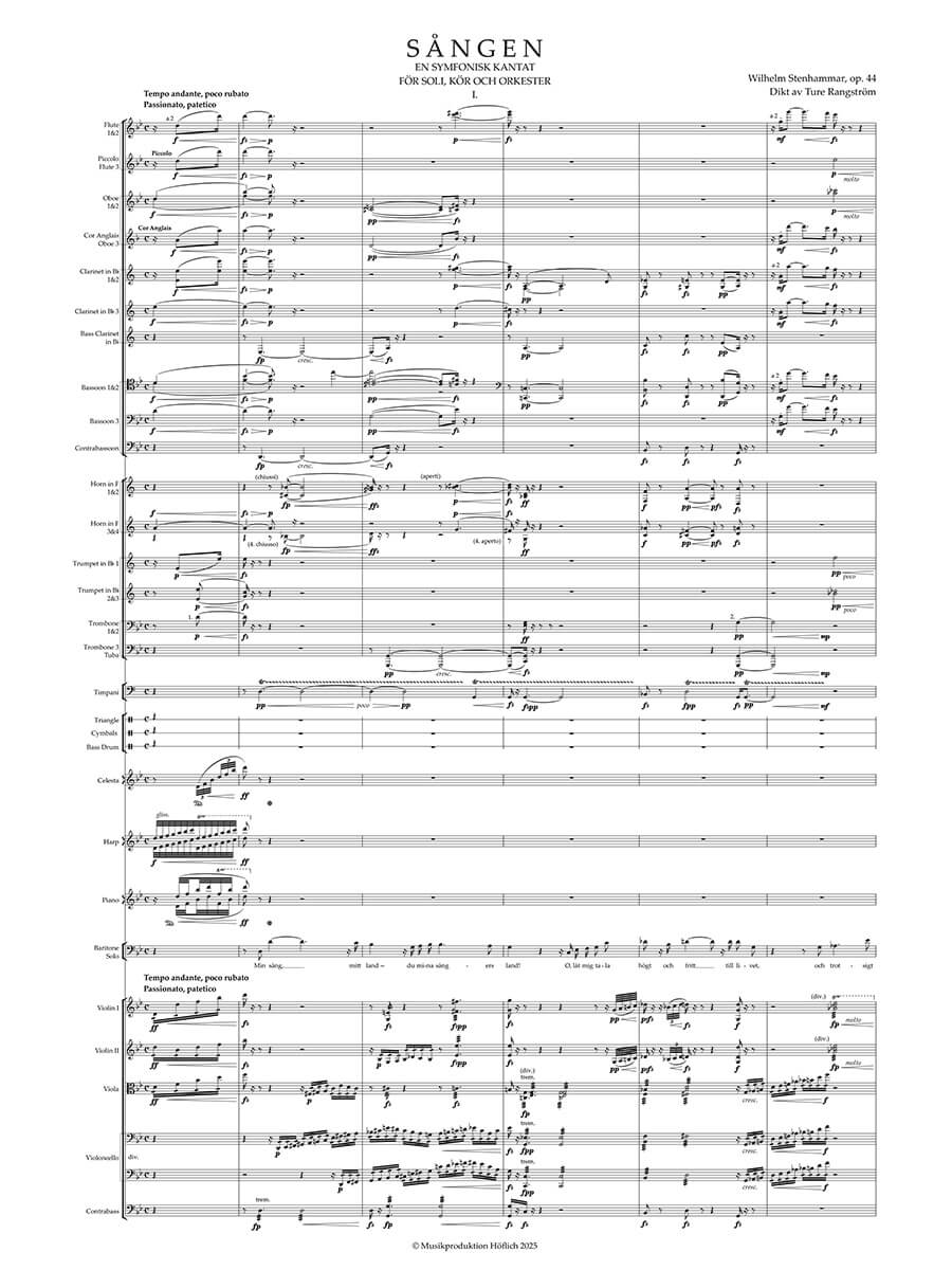 Stenhammar: Sången, Op. 44