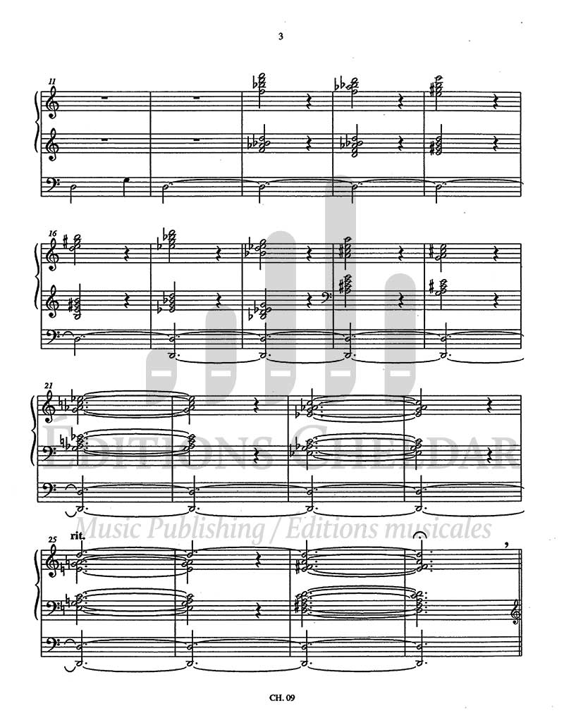 Bédard: Variations sur "In dulci jubilo"