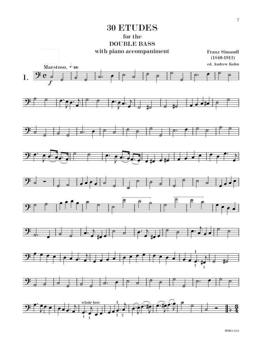 Simandl: 30 Etudes