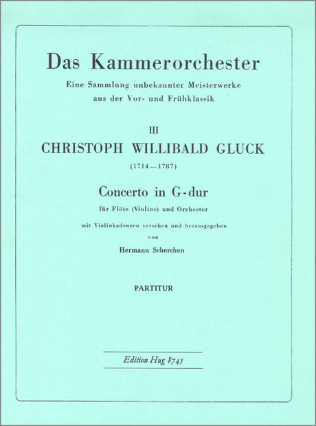 Gluck: Flute Concerto in G Major