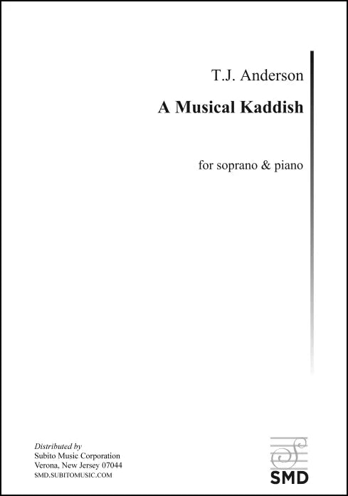 T.J. Anderson: A Musical Kaddish