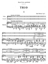 Bohnke: Piano Trio, Op. 5