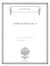 Dorman: Piano Sonata No. 6