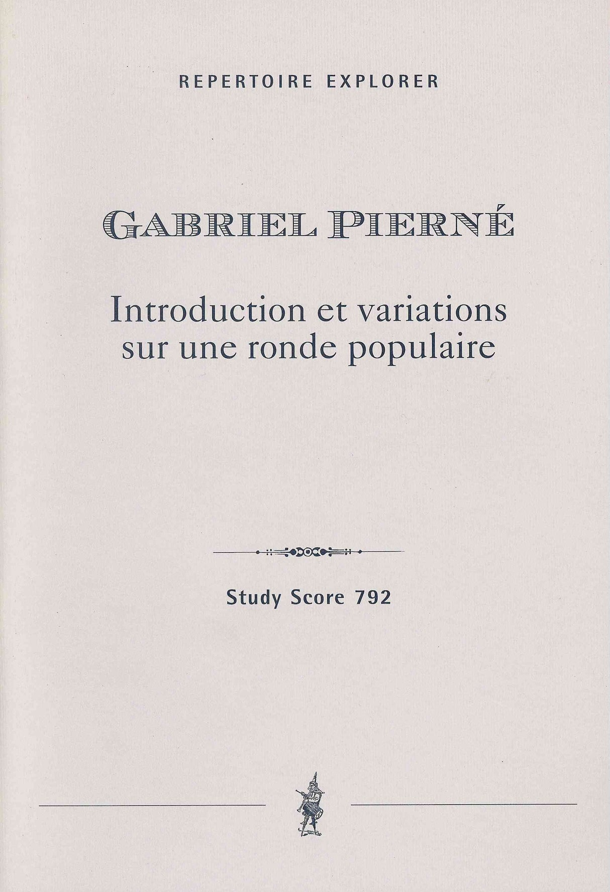 G. Pierné: Introduction et Variations sur une ronde populaire